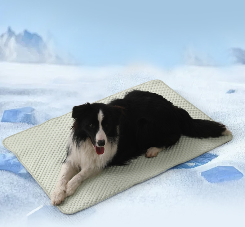 Summer Dog Cooling Mat 100 x 70cm Cooling Pet Blanket for Dogs Puppy Cats 19