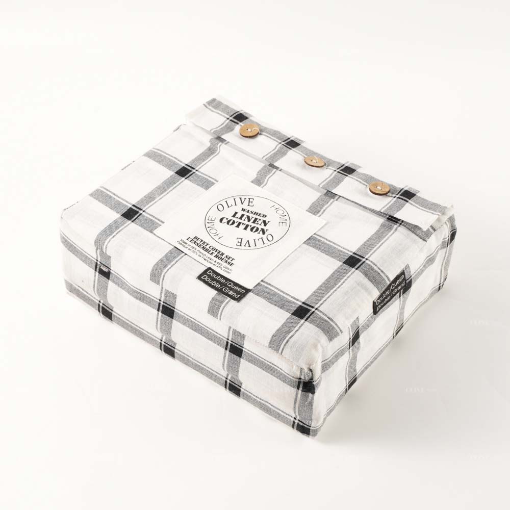 buffalo plaid duvet cover set 11