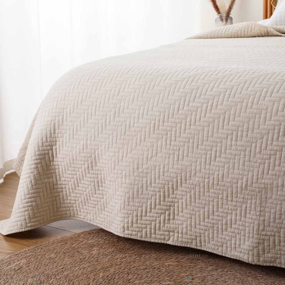 Beige Cotton Quilt 6