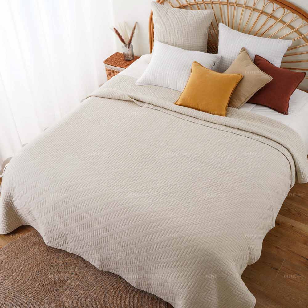 Beige Cotton Quilt 7