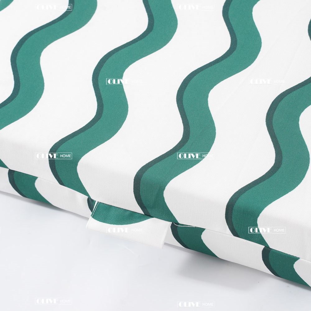 Waterproof UV Protected Long Bench Cushion For Garden 1