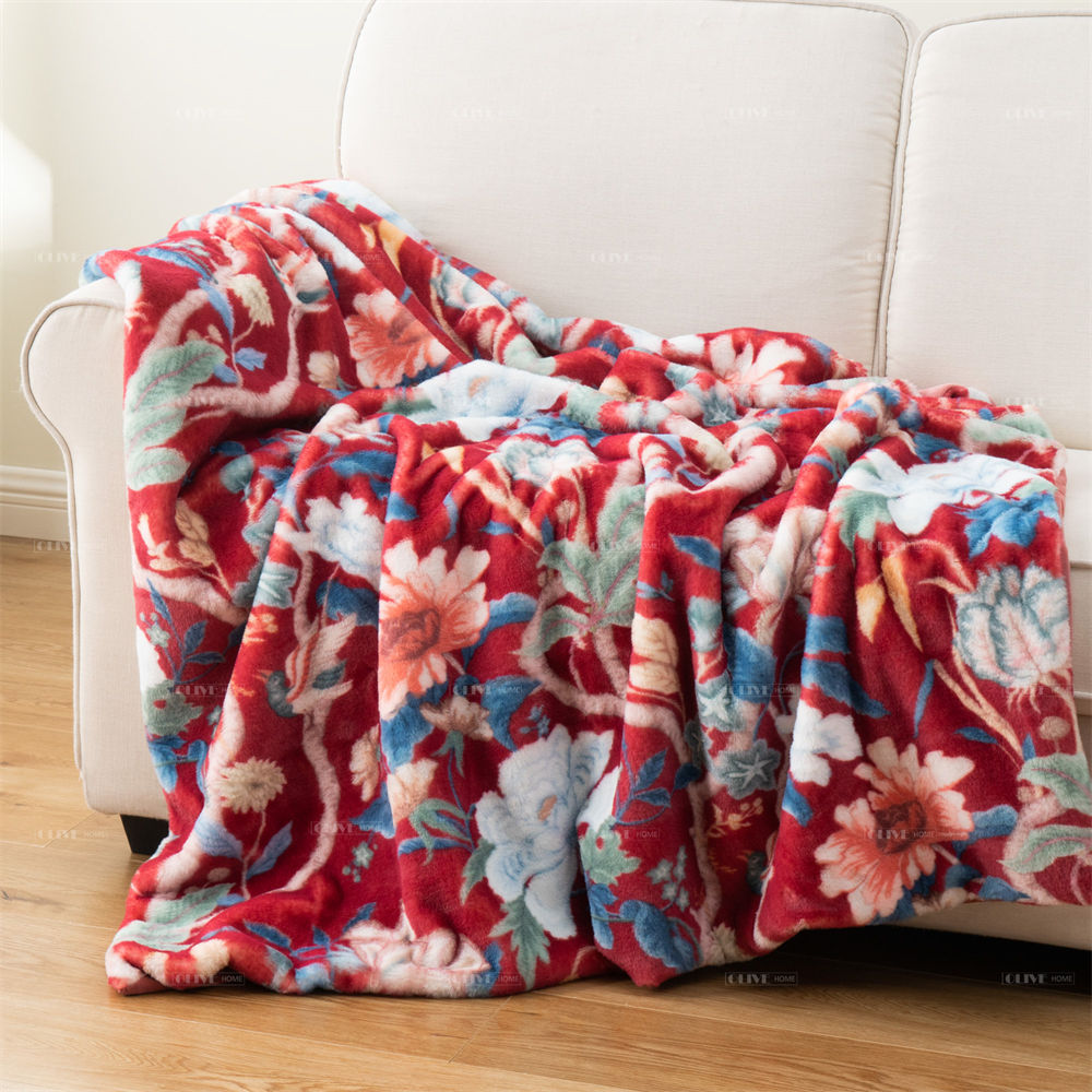 digital printed faux fur blanket 4
