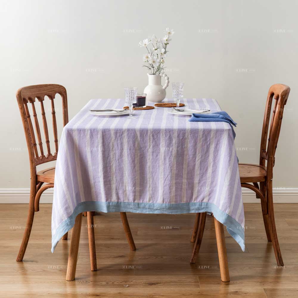 Outline Linen Tablecloth 3