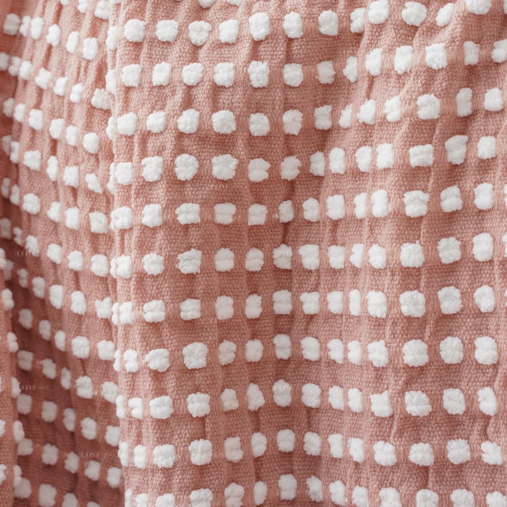 chenille woven blankets reverse to sherpa 8