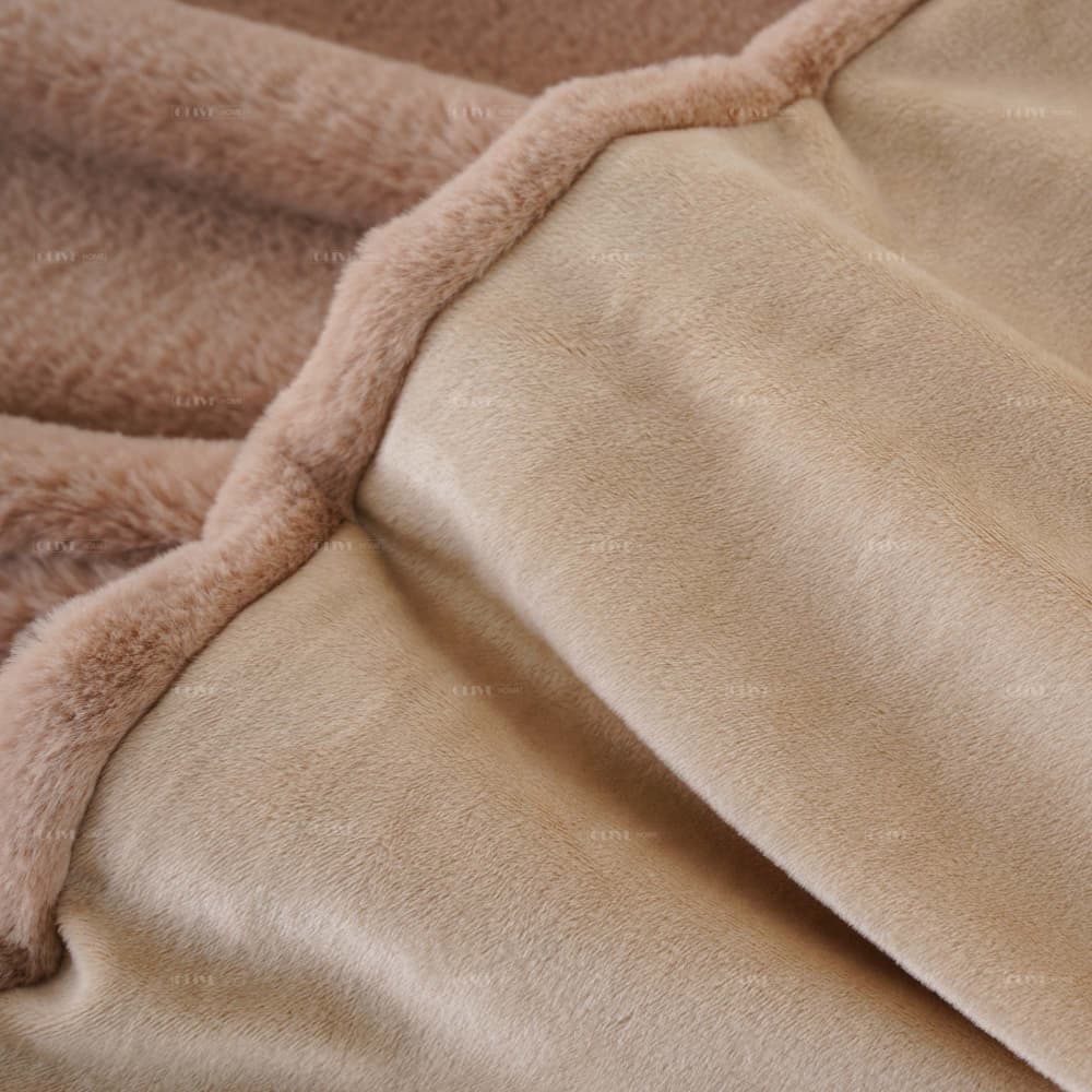 excess solid faux fur blanket 5