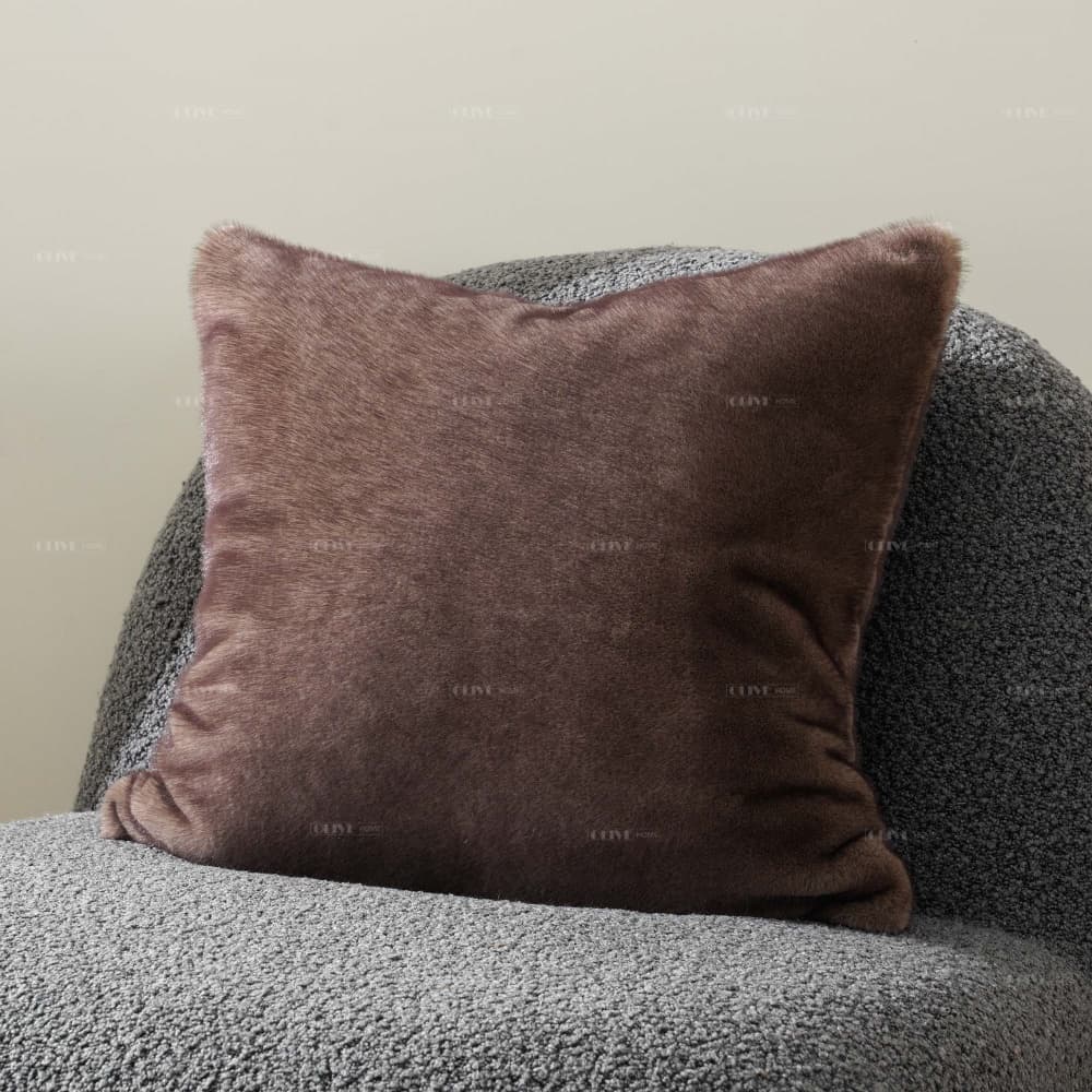 heathered faux minky fur pillow covers 2