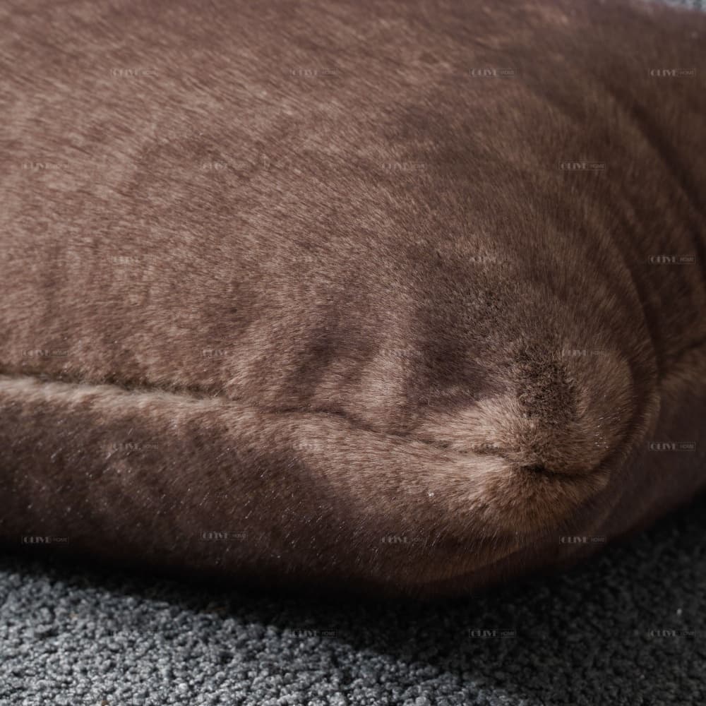 heathered faux minky fur pillow covers 5