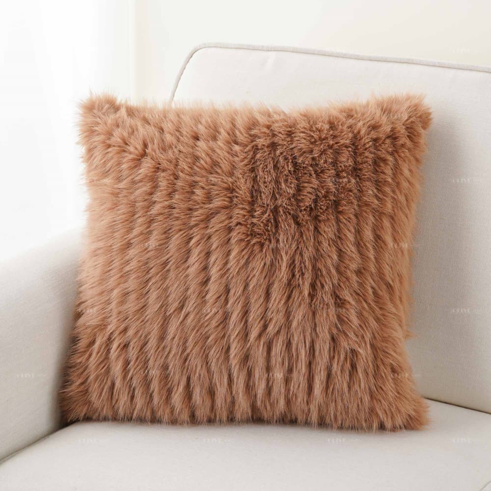 plush faux fur cushion covers 2