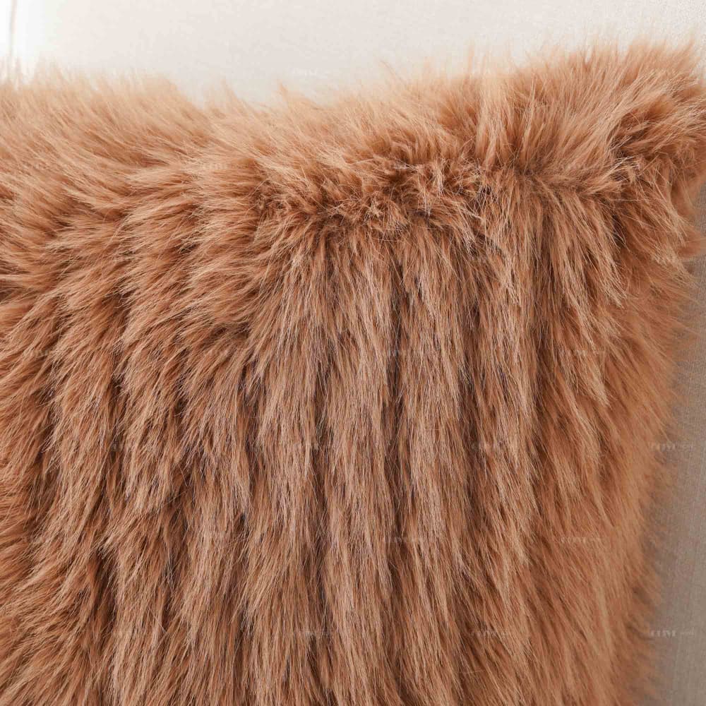 plush faux fur cushion covers 3