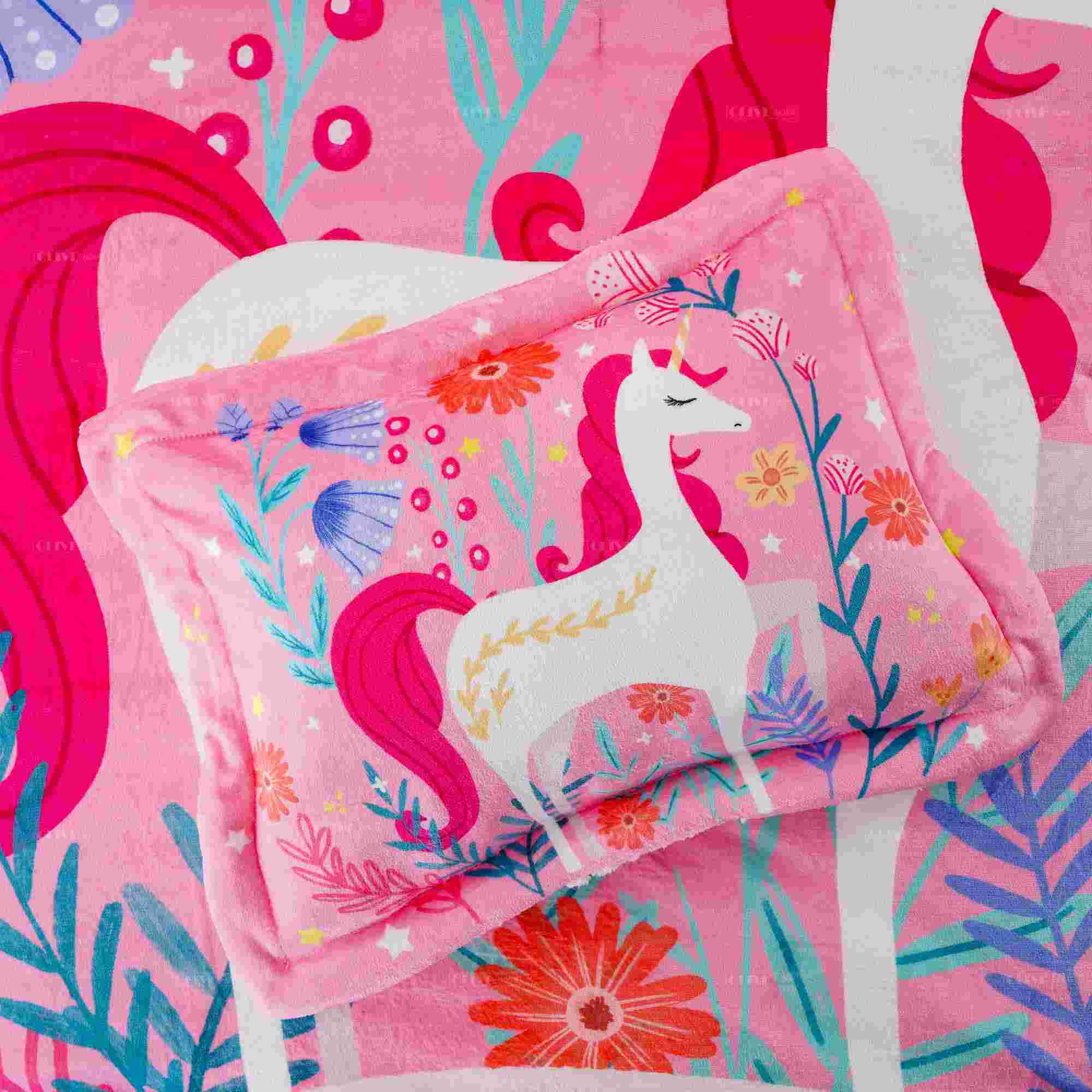 Kids Unicorn Sherpa comforter 4