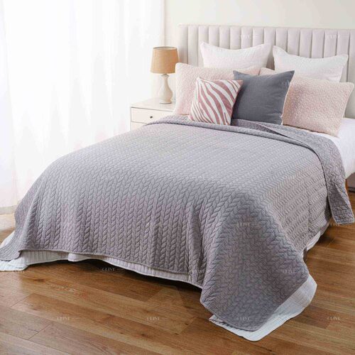 Gray bedspared 5
