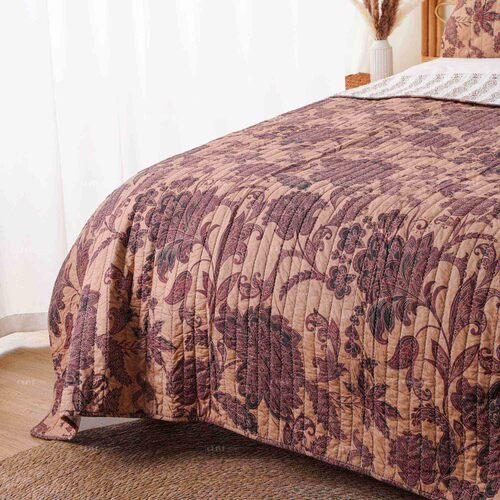 cotton print bedspread 2