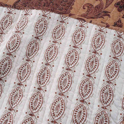 cotton print bedspread 3