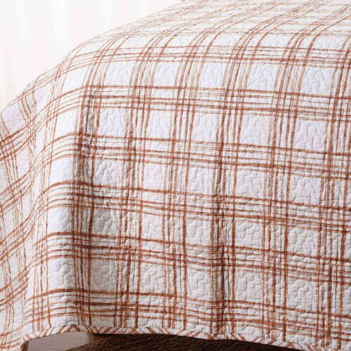 cotton print bedspread 7