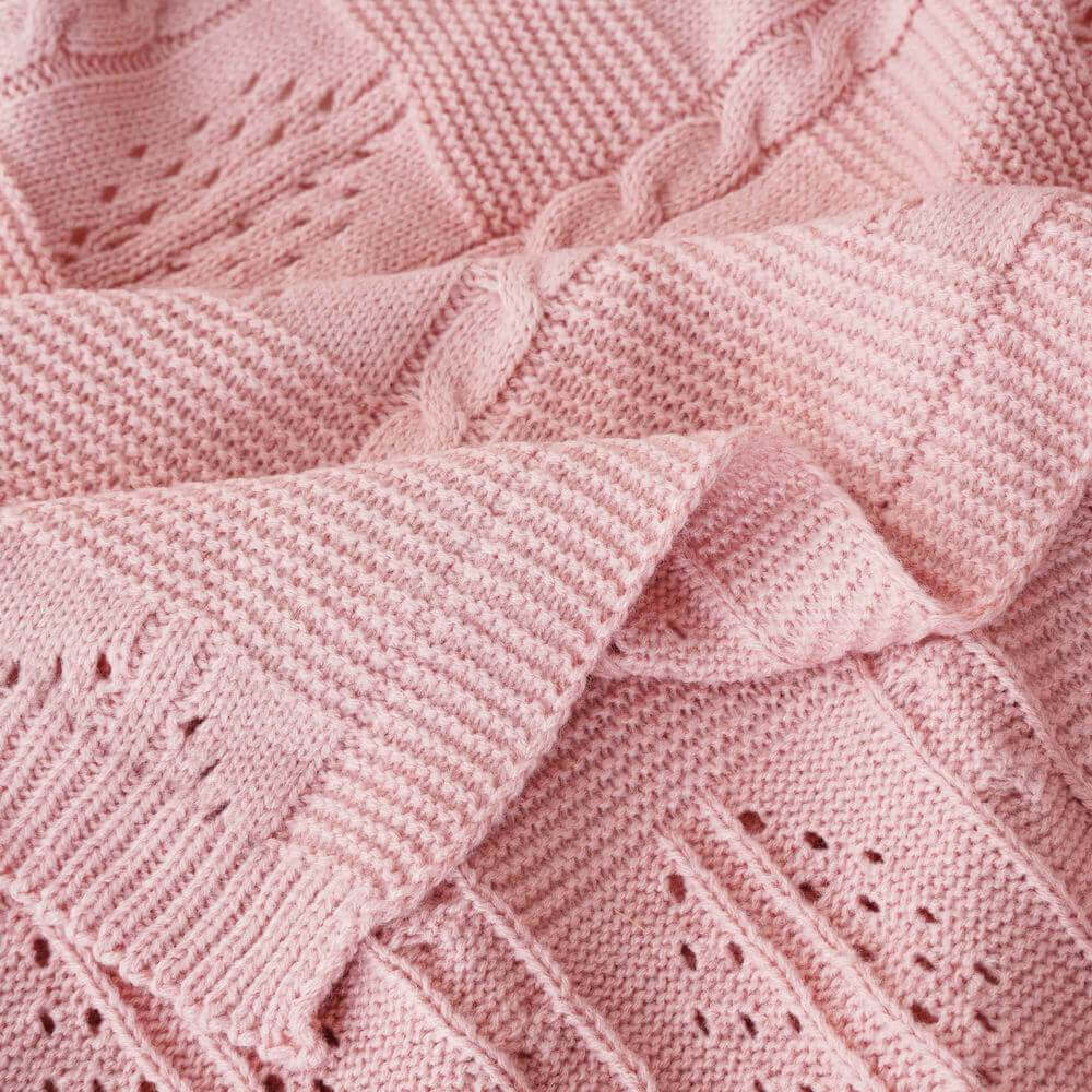 Soft Fancy Knit Cotton Baby Blanket 3