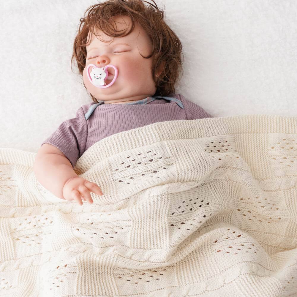 Soft Fancy Knit Cotton Baby Blanket 4
