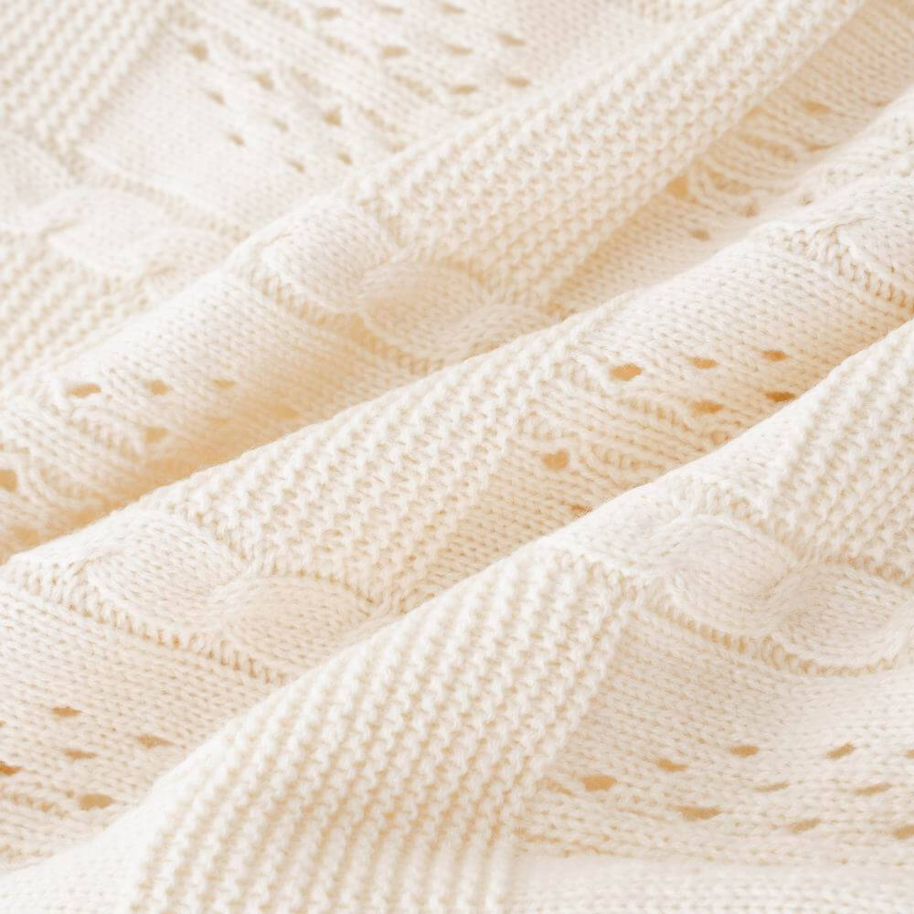 Soft Fancy Knit Cotton Baby Blanket 5
