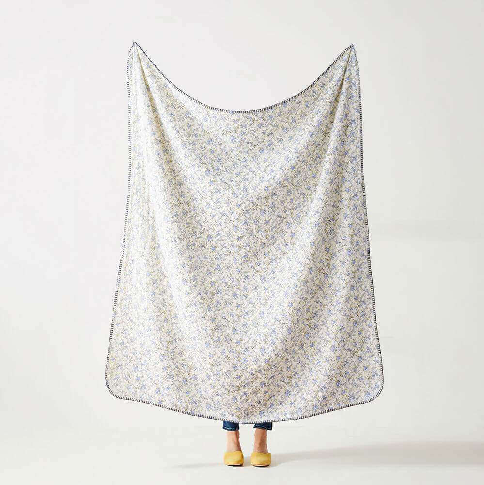 Digital Printed Muslin Blanket with Sherpa Backing 10