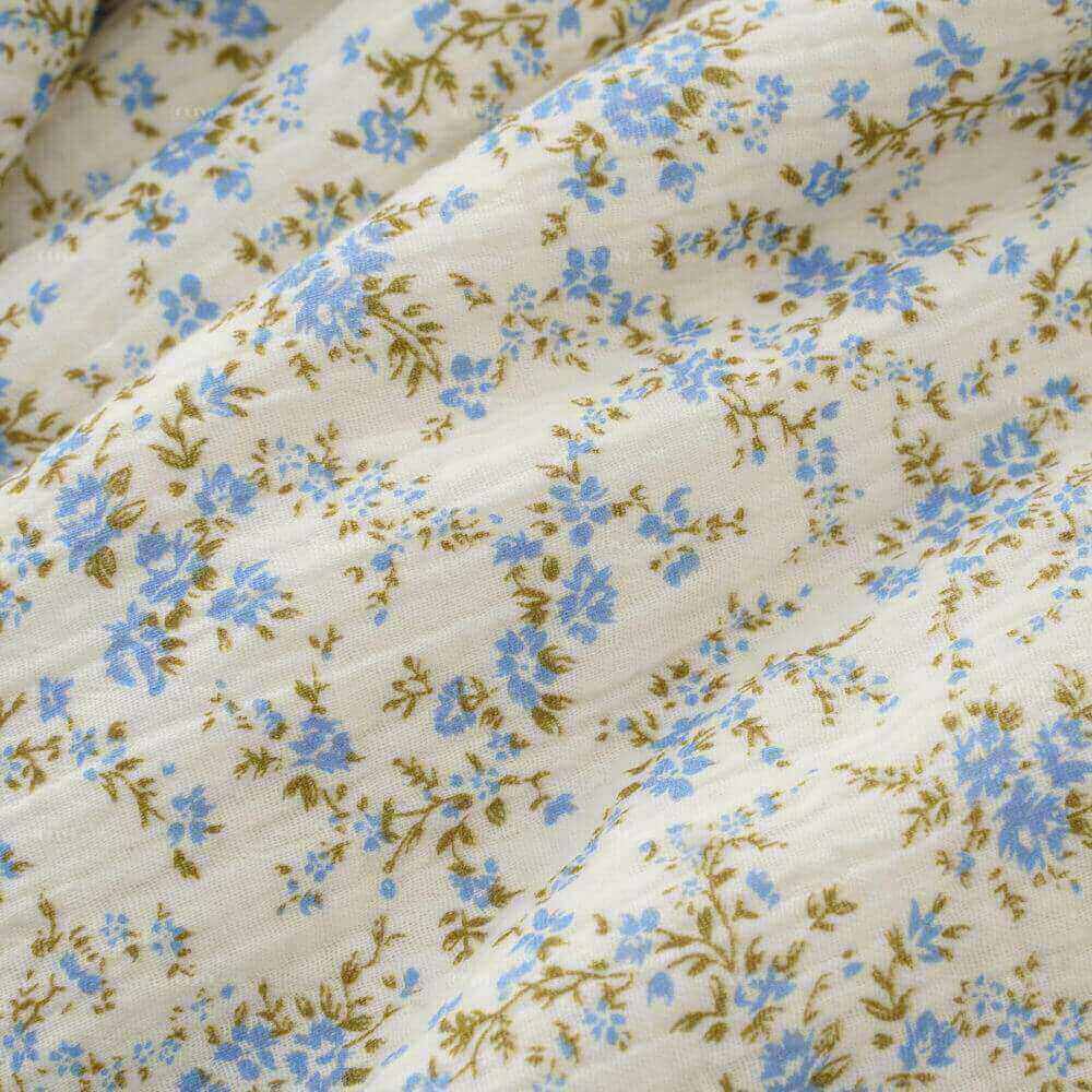 Digital Printed Muslin Blanket with Sherpa Backing 13