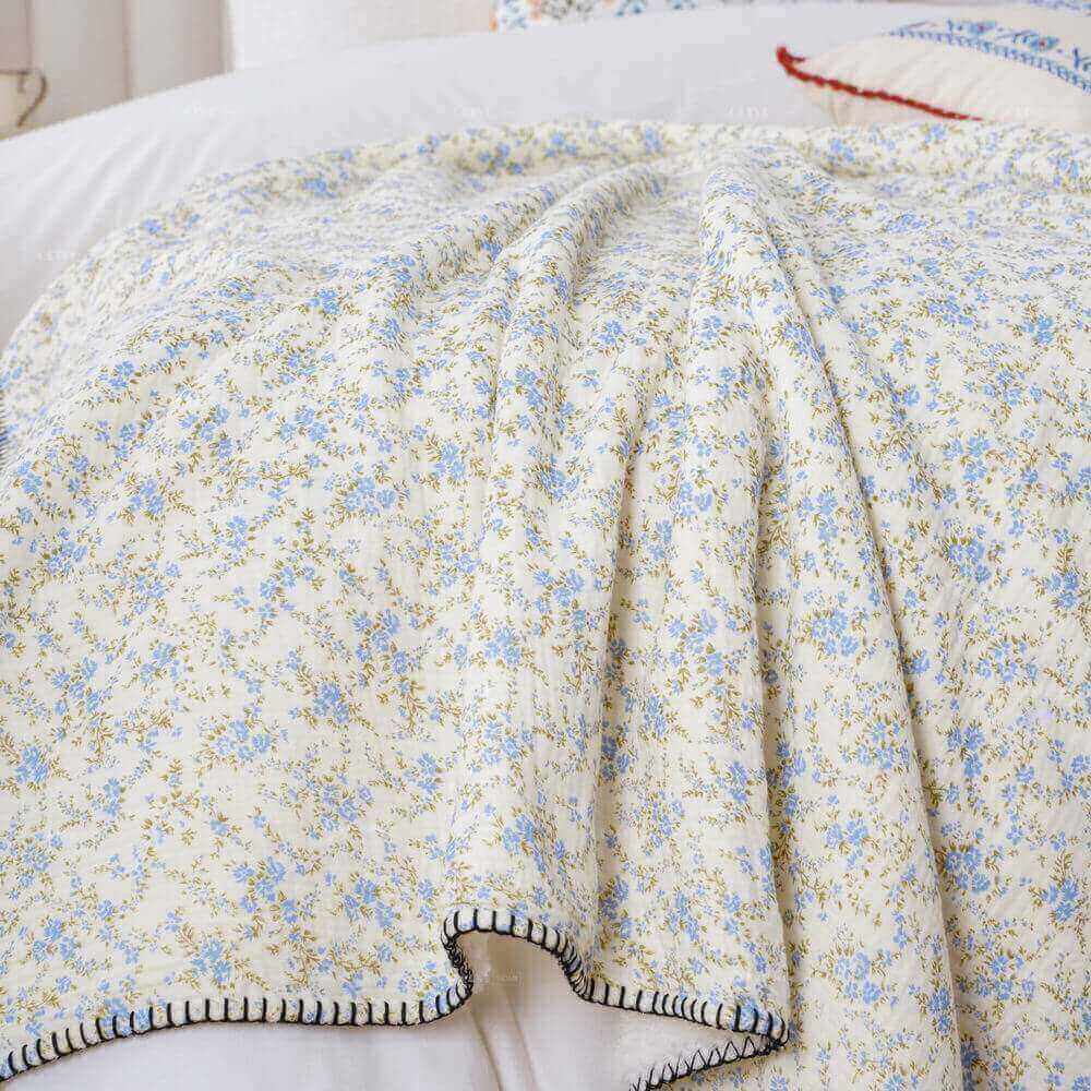 Digital Printed Muslin Blanket with Sherpa Backing 17