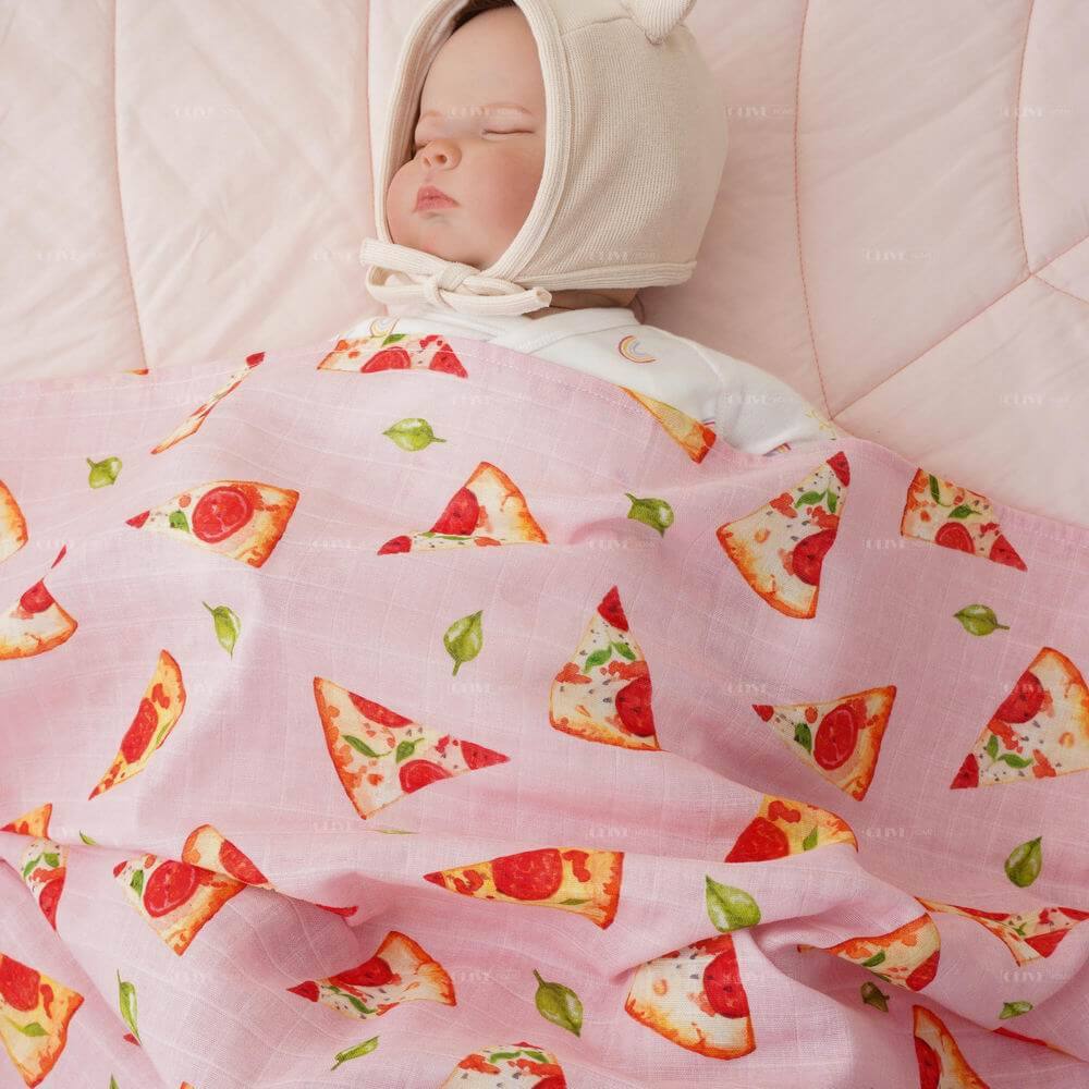 Digital Printed Muslin Cotton Baby Blanket 8
