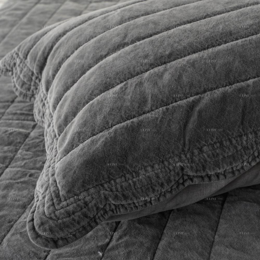 Cotton velvet quilted bedspread 10 Cotton velvet quilted bedspread 10