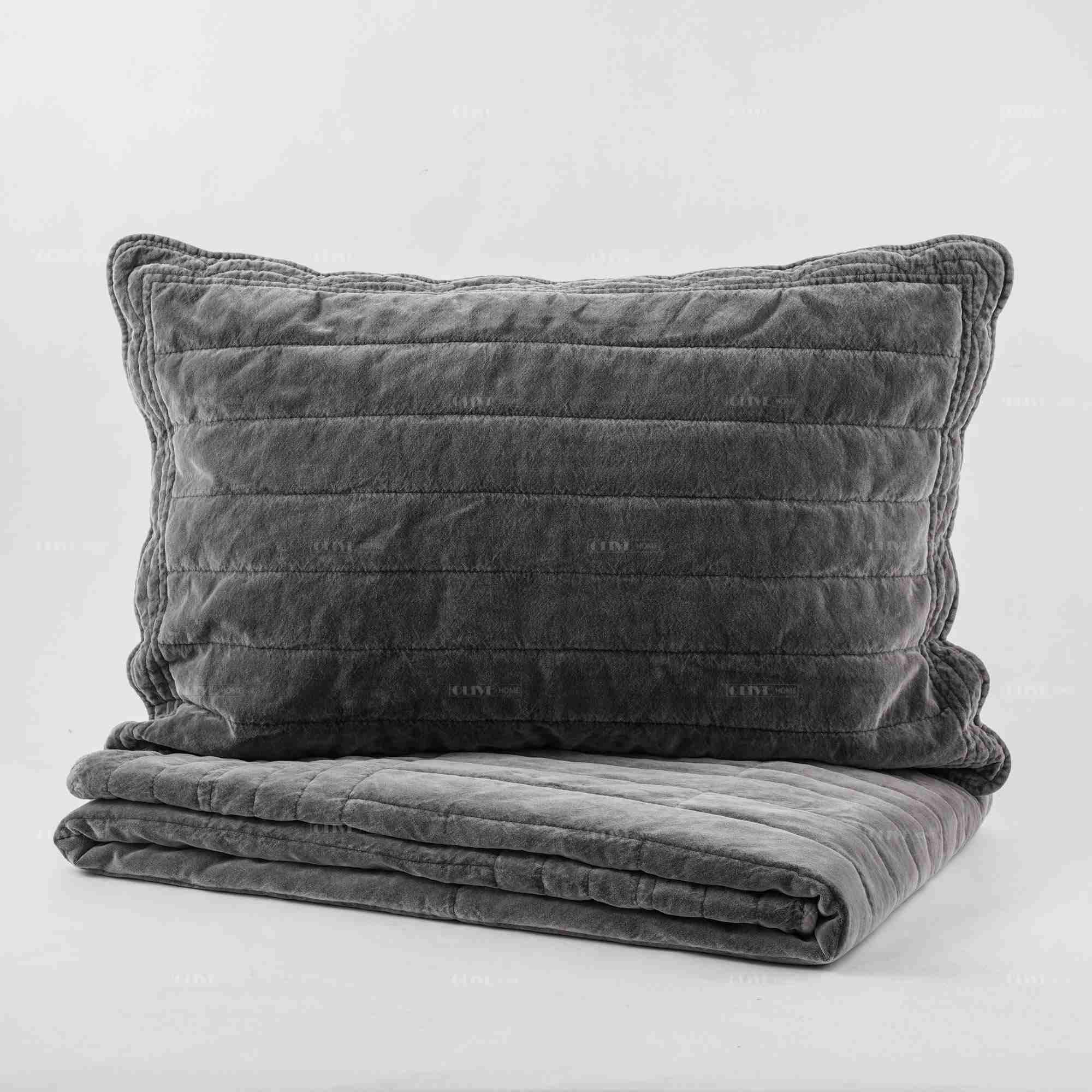 Cotton velvet quilted bedspread 11 Cotton velvet quilted bedspread 11