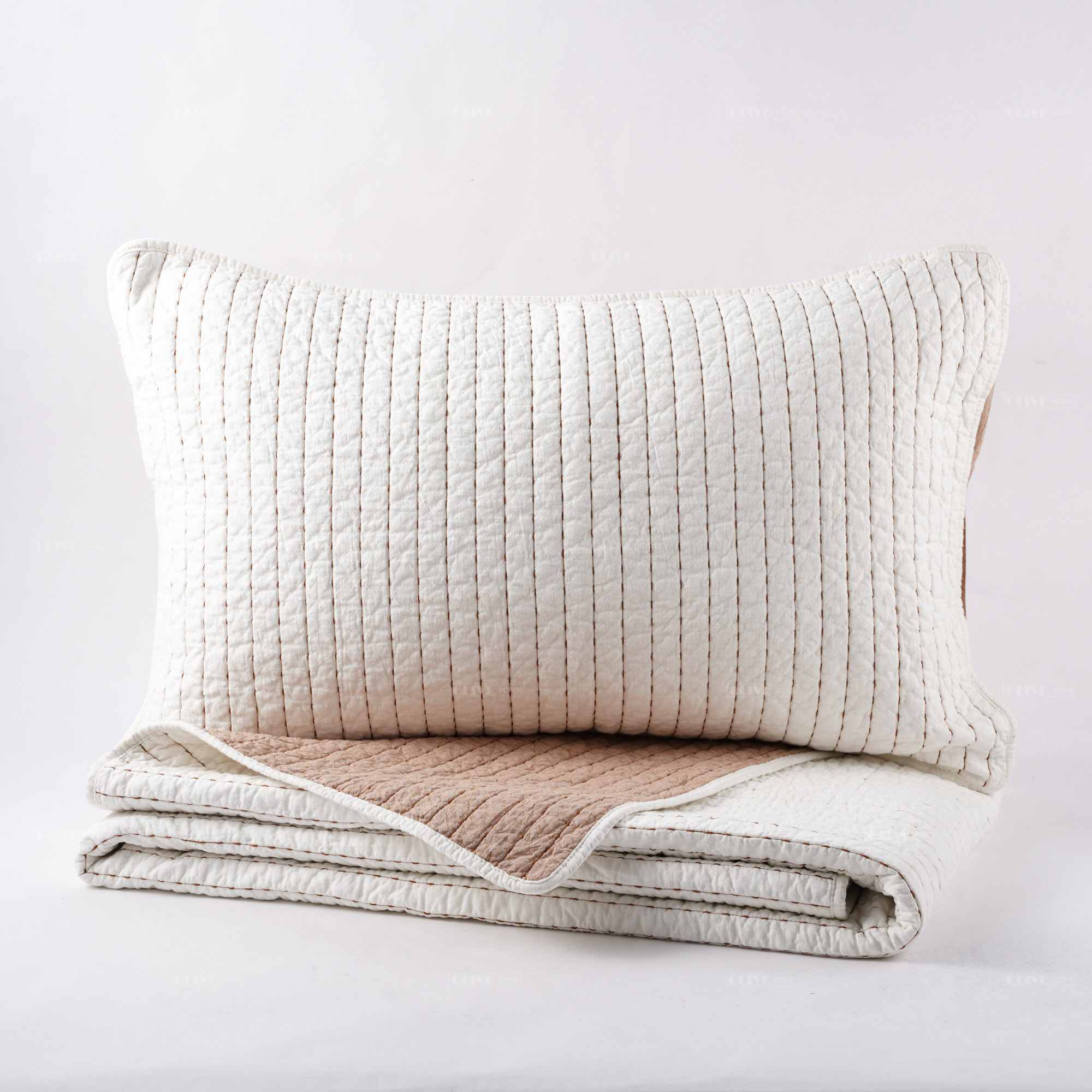 Reversible Cotton Quilted Bedspread 8