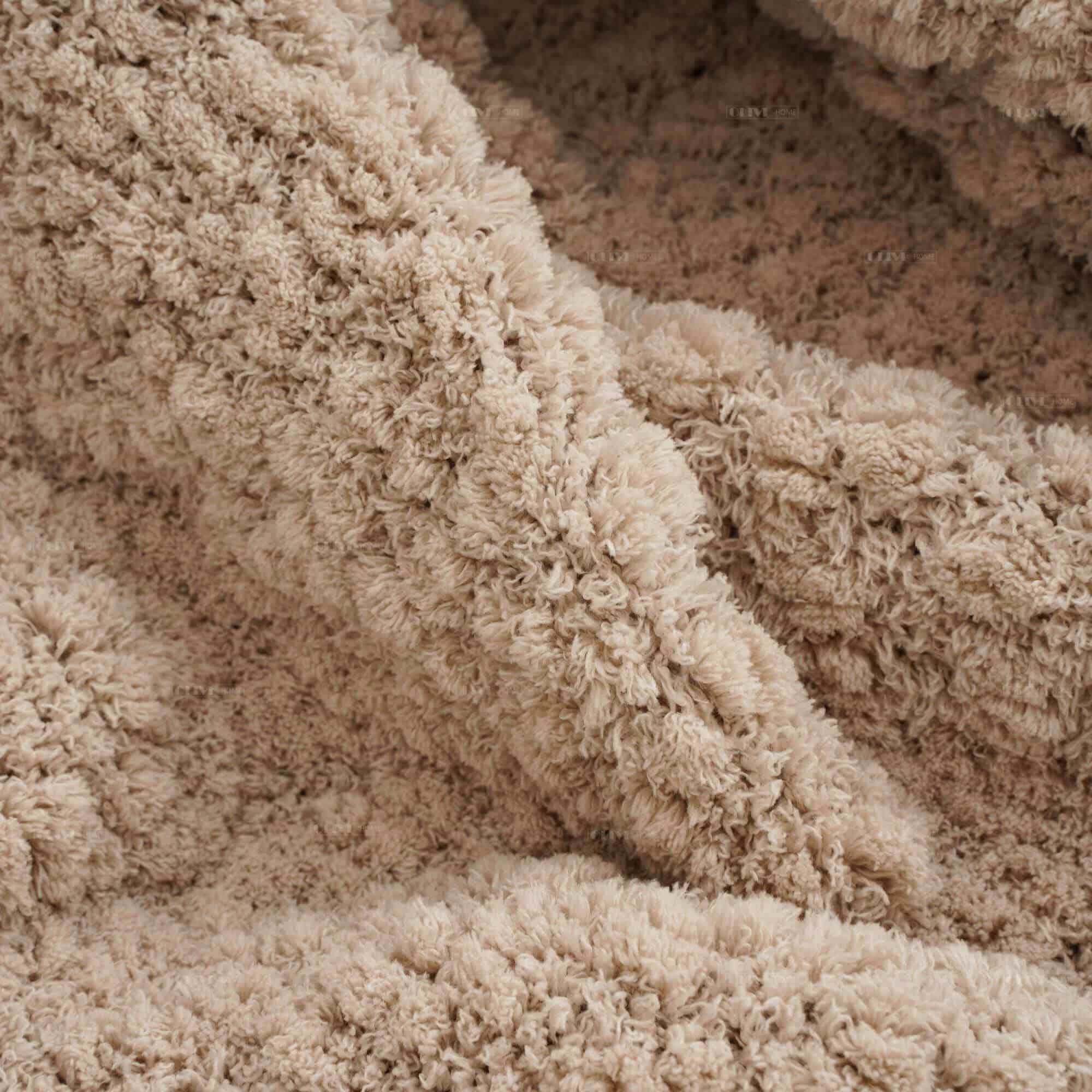 S P985 5 ultra soft & fluffy hand feel dot jacquard knit textured surface