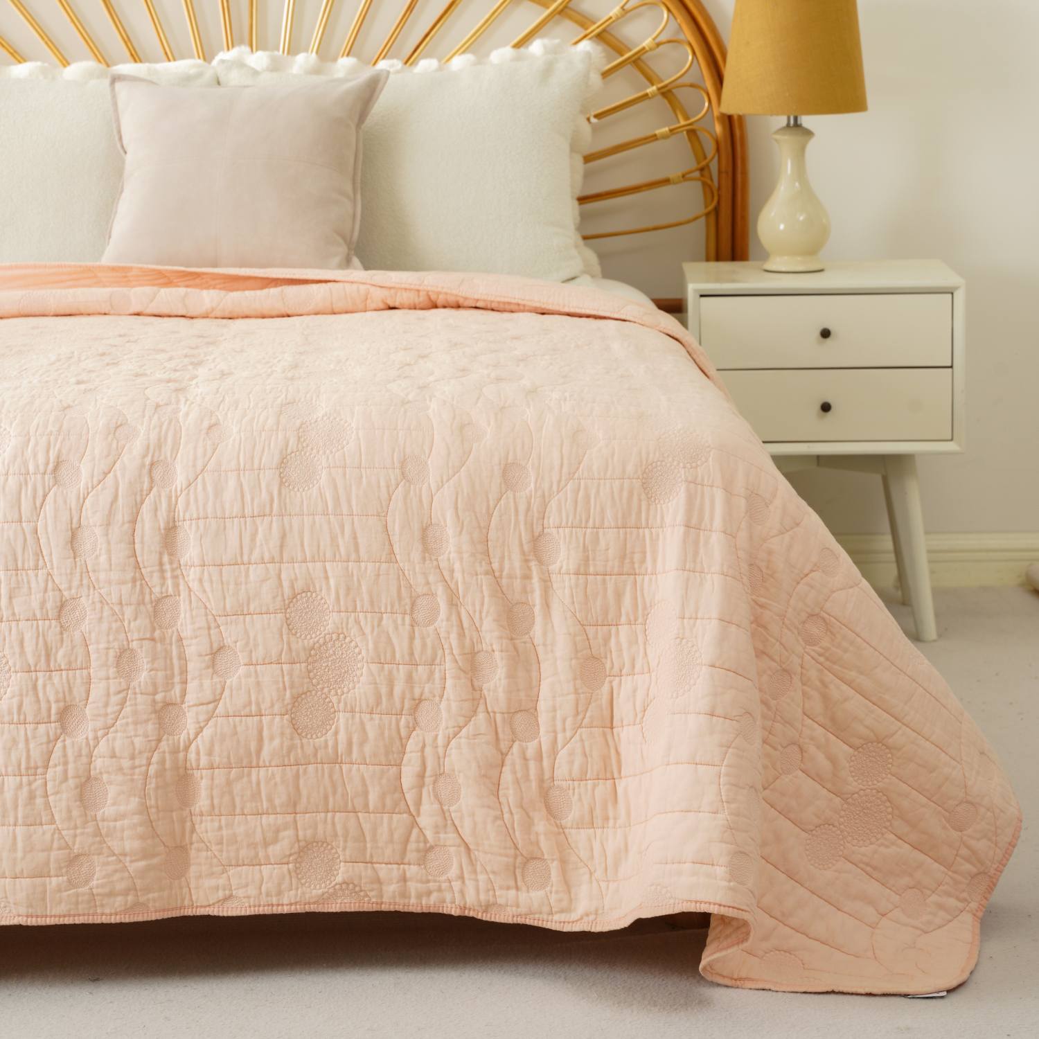 Matelasse Cotton Quilted Bedspread 3