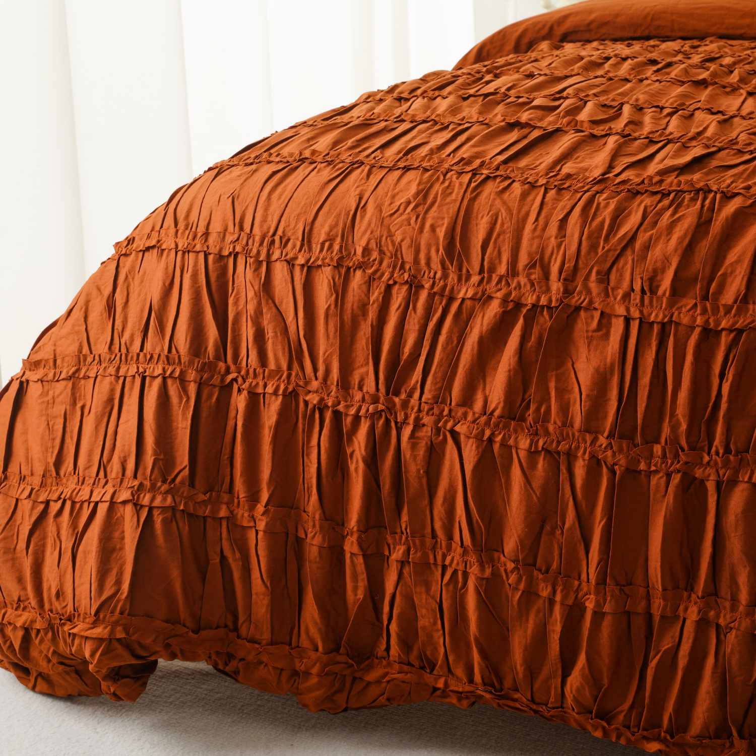 Ruched Duvet Cover Set 5 Ruched Duvet Cover Set 5