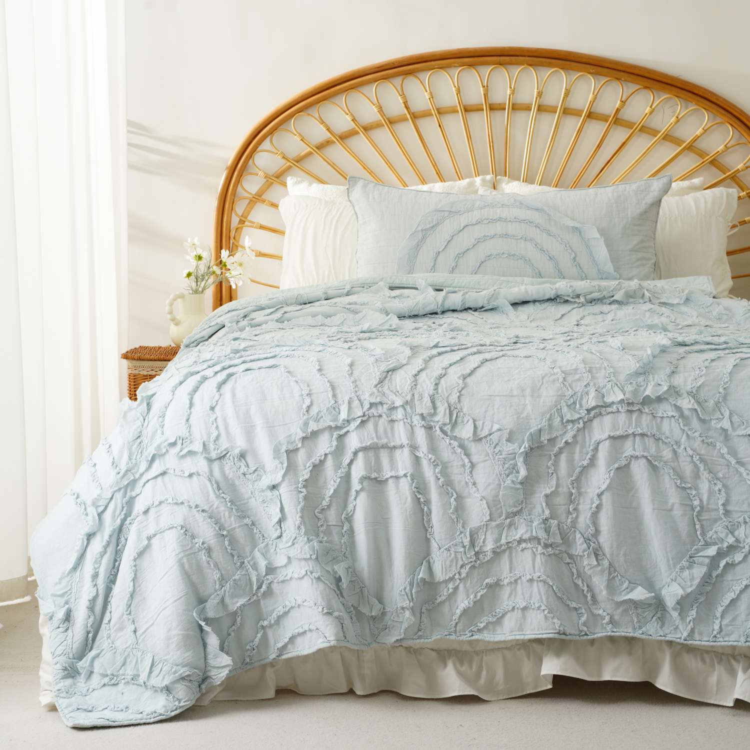 Tufted Cotton Quilted Bedspread 2