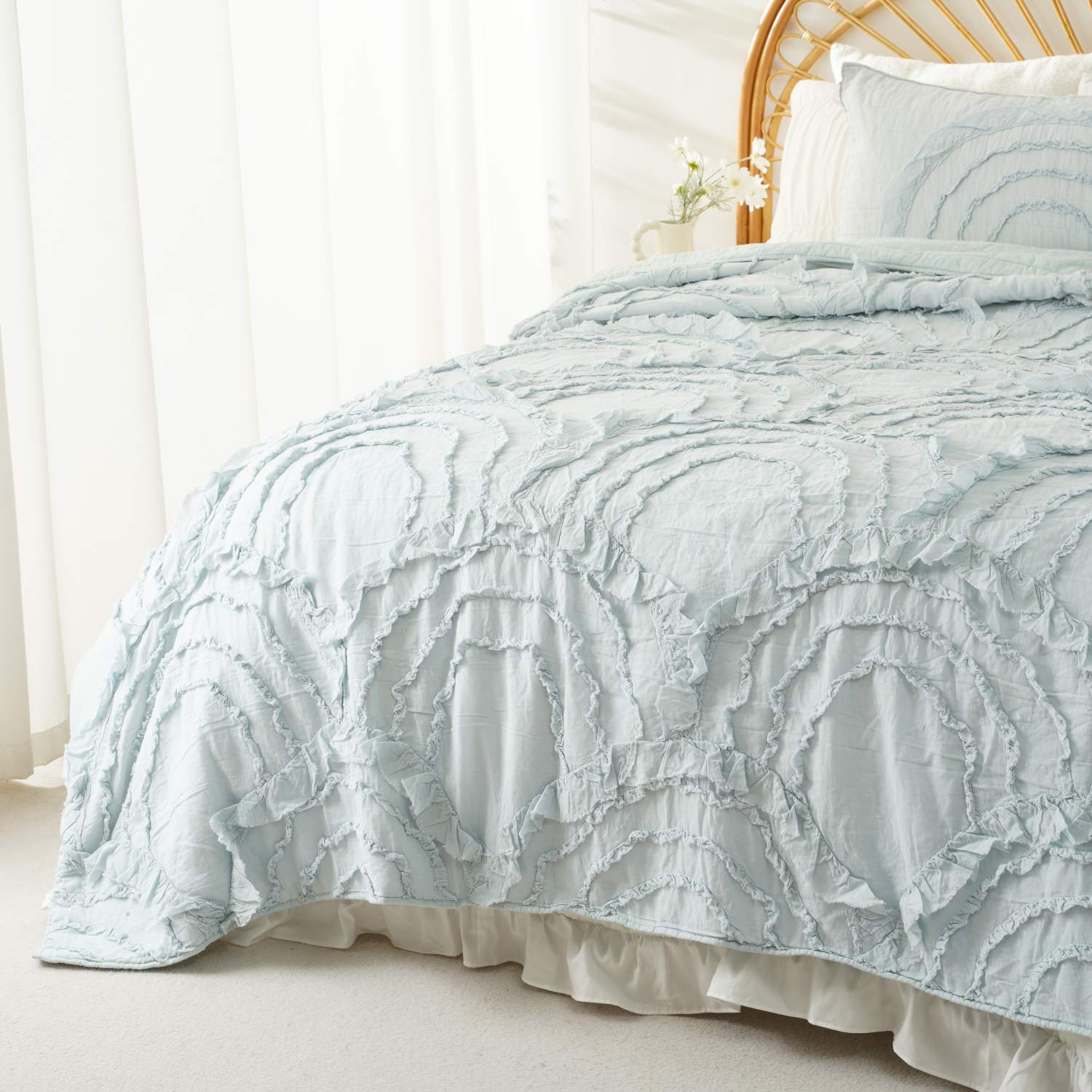 Tufted Cotton Quilted Bedspread 3